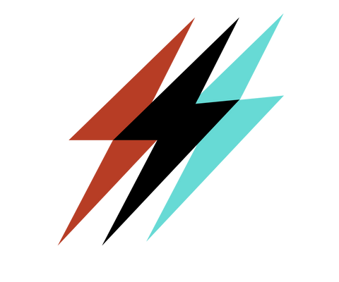 Tactical Distributors logo of three lightning bolts