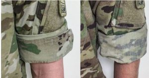 Left and Right comparison of rolled sleeves