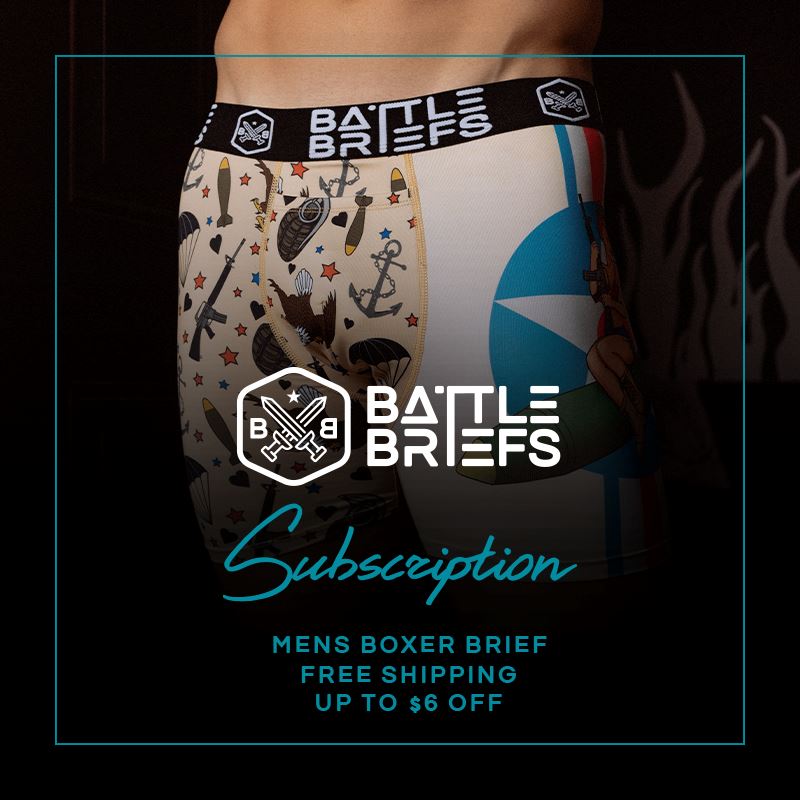 Image of Battle Briefs Men's Monthly SUBSCRIPTION