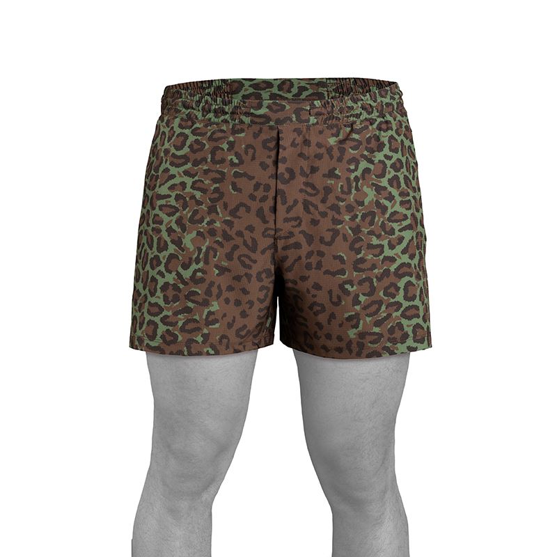 Mens 2 Pack Tradie Size 3XL-6XL Green Black Boxer Shorts Short Leg Man  Front Trunk (6SK)