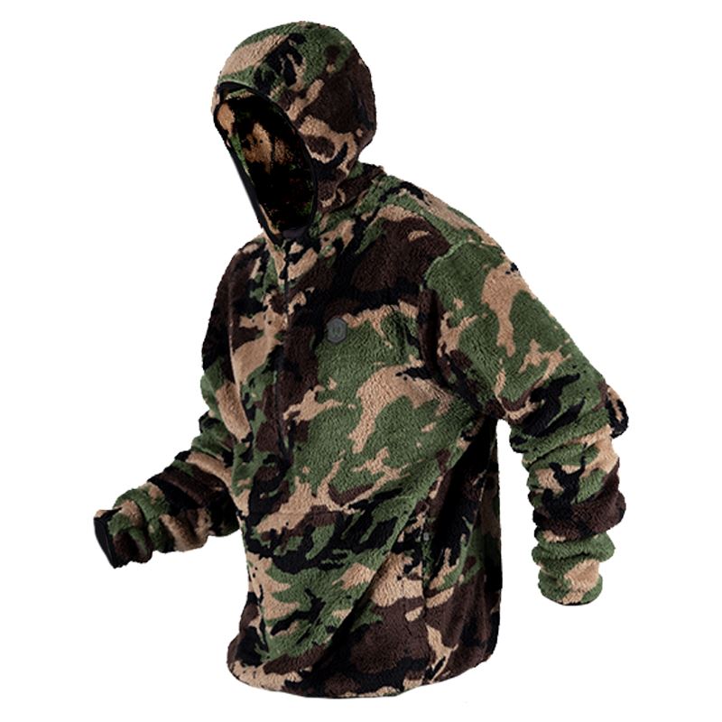 Image of TD Fozzy Pullover Woodland Camo