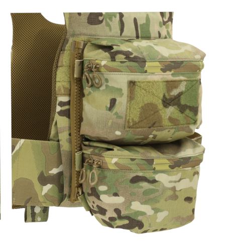 Rapid Detachable MOLLE Front Flap G-Hook Placard Slick FCPC Plate Carrier  Panel