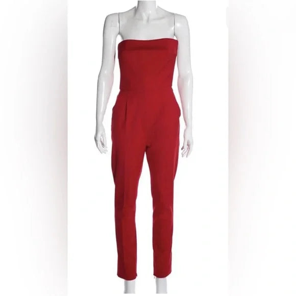 Valentino TechnoCouture Red Jumpsuit: A Rare Runway Gem with Celebrity Flair