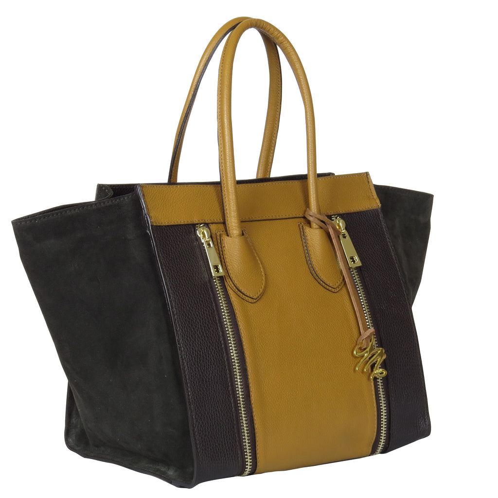 Florence - Large multi colored leather handbag – Mikah