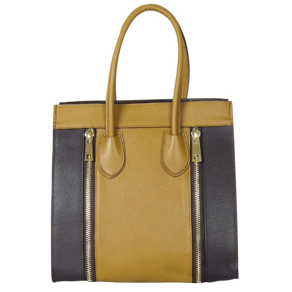 Florence - Large multi colored leather handbag – Mikah