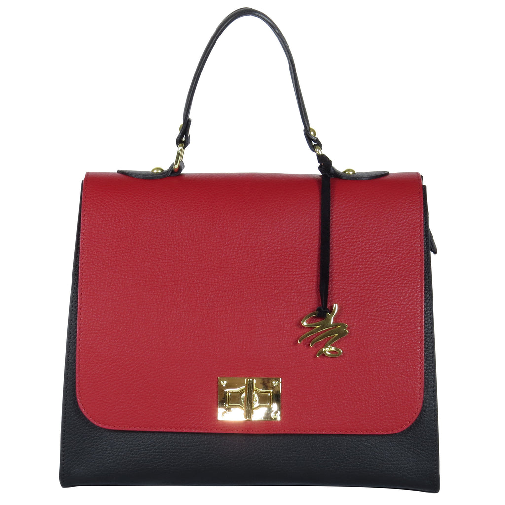 Casena - Leather and Suede Designer inspired handbag – Mikah