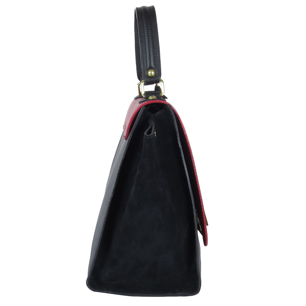 Casena - Leather and Suede Designer inspired handbag – Mikah
