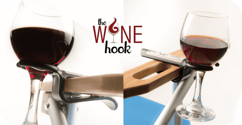 The Wine Hook Wine Glass Holder For An Outdoor Chair The Wine