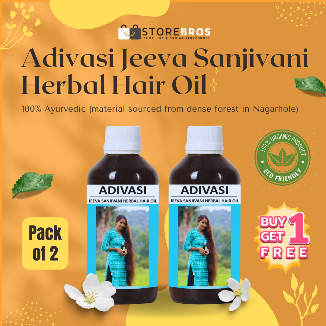 Adivasi bhringraj nelambari Sanjeevani kasturi maharishi ayurvedic hair oil  100ml