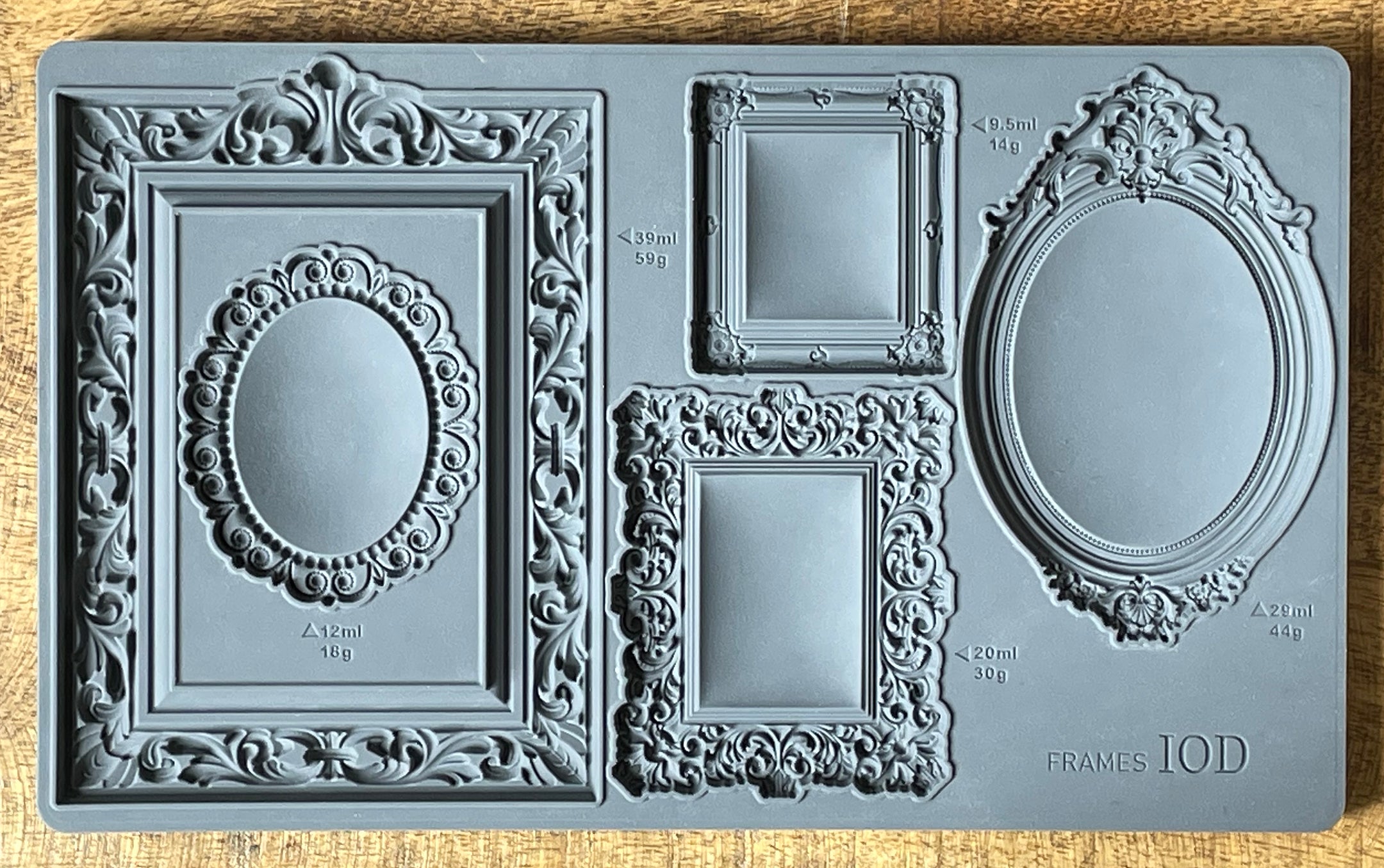 IOD Silicone Mould FRAMES, Total Size 6" x 10"