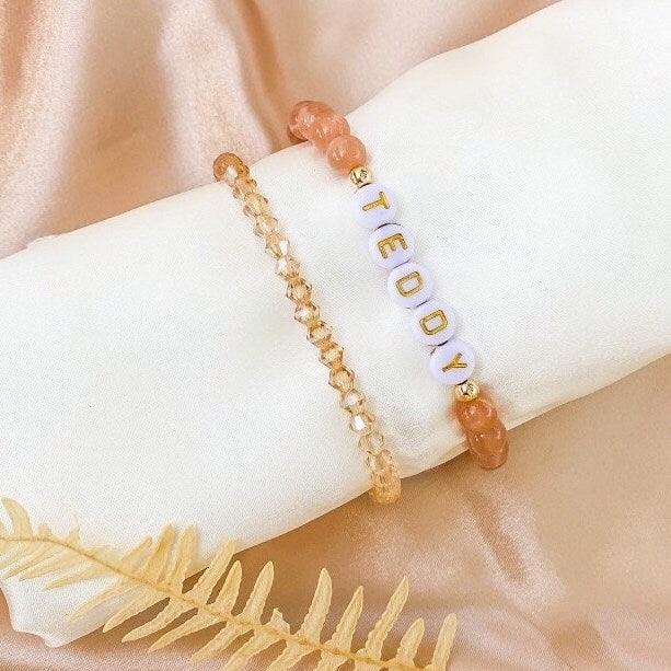 Stacking Bracelets, Beaded Bracelets, Bracelet Sets, Beaded Bracelet Sets, Bracelet Stack, Custom Bracelet, Name Bracelet