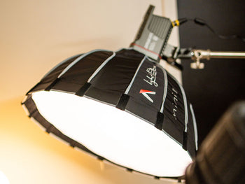 The Amaran COB 100X S Bi-Color LED Light has a universal bowens mount