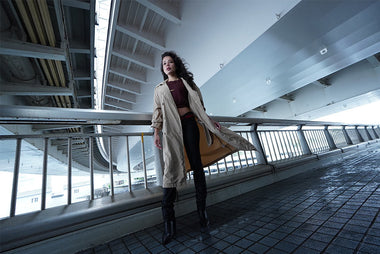 wide angle shot of woman with Sony APS-C 10-20mm PZ