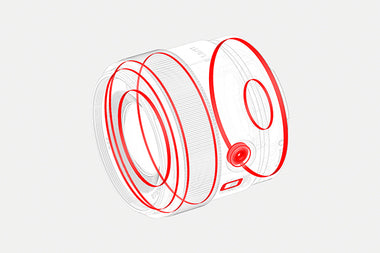 Weather resistant design diagram of APS-C 11mm f/1.8