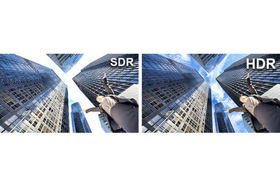 SDR vs HDR side by side comparison