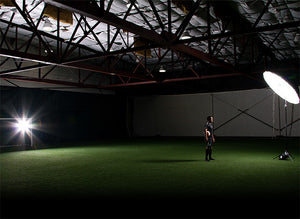 Westcott Fj-X3 triggering lights in soccer stadium