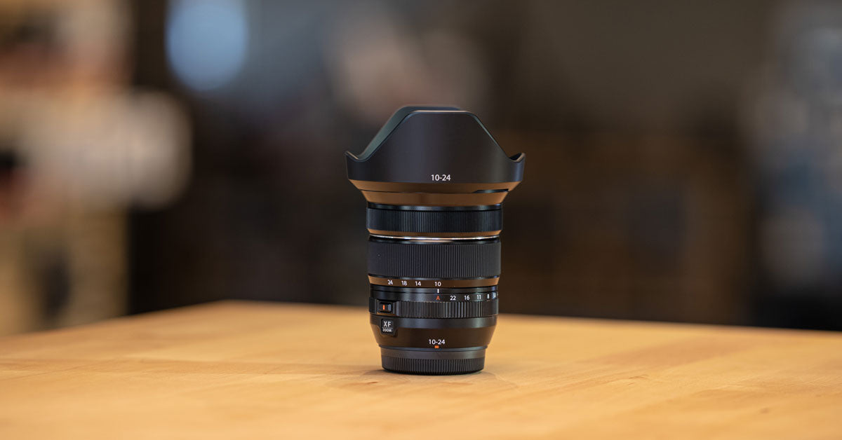 The fujifilm 10-24mm F4 lens