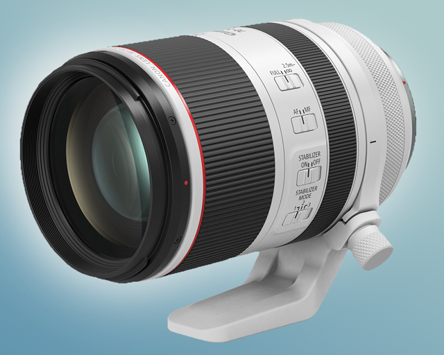 The Canon RF 70-200mm F1.2 lens