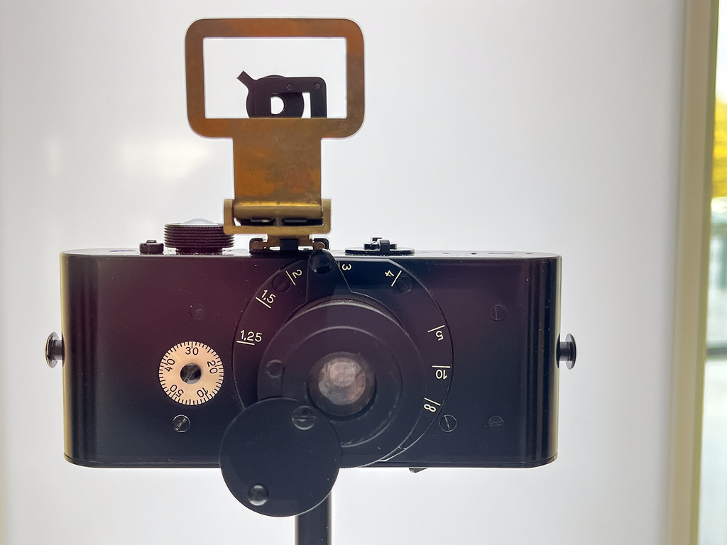 The “Ur-Leica” - this prototype would eventually become the Leica I which started selling in 1924.