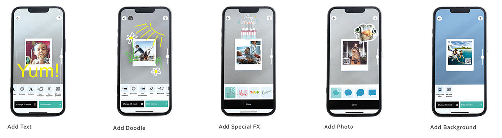 Fuji Instax Link AR printer effects