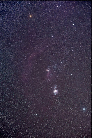 horse head nebula and orion's belt wide