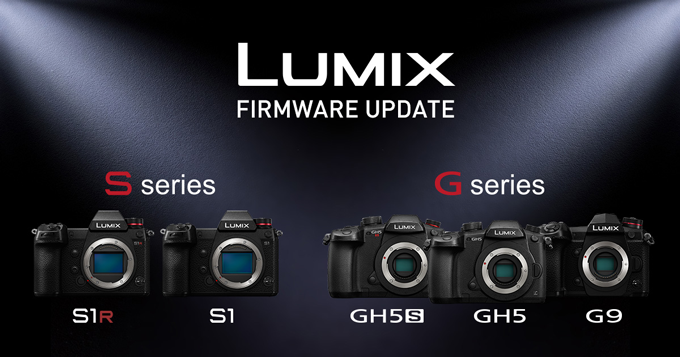Panasonic Lumix firmware update chart for S-series and Micro Four thirds cameras
