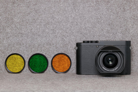 Leica Q2 with screw on colored filters