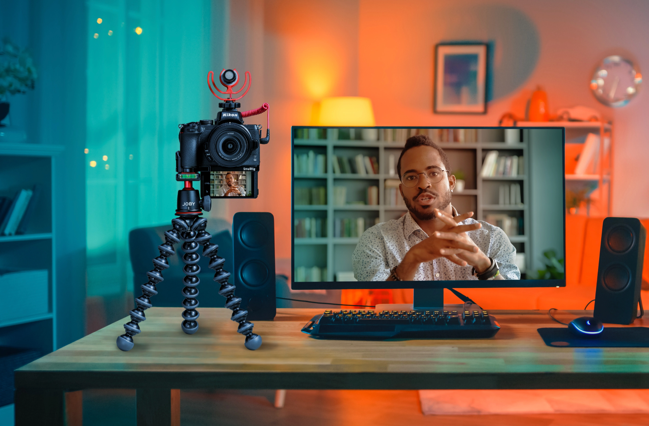 Nikon Z50 creator's kit being used as a webcam 