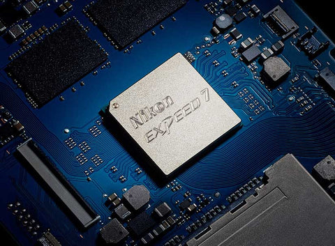 Expeed processor close up