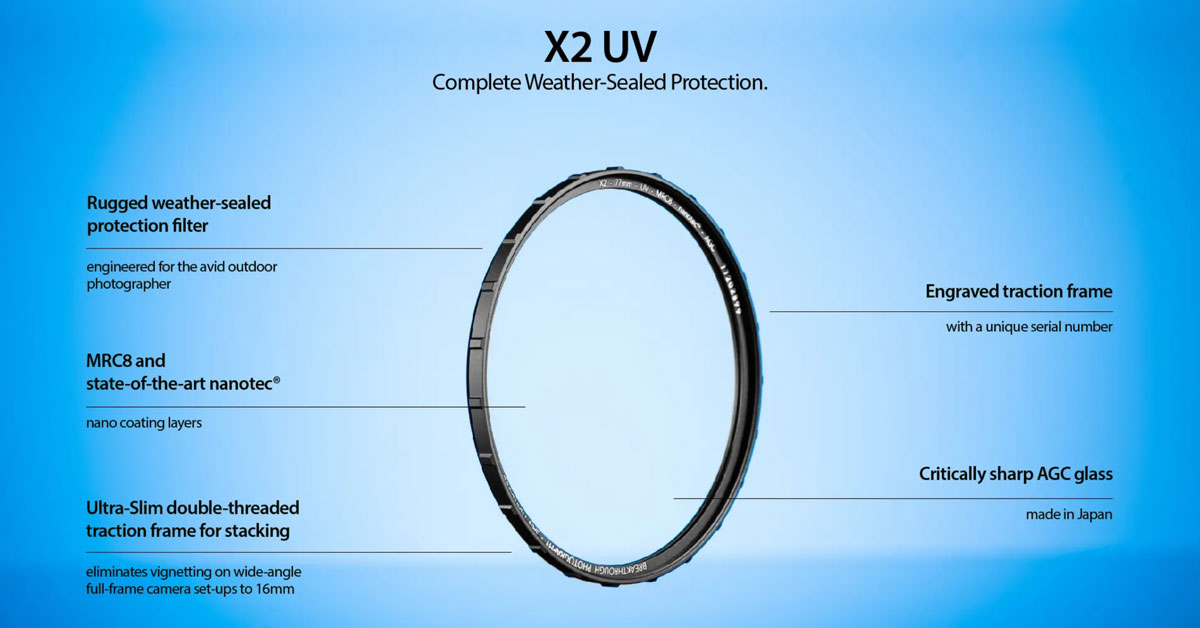 Breakthrough UV X2 filter