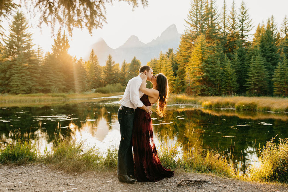 Couple at jackson hole wyoming taken by nicole aston