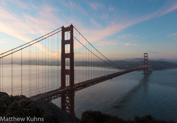 Dawn at Golden Gate Bridge - Changing Light and Photography, Matthew Kuhns Photography