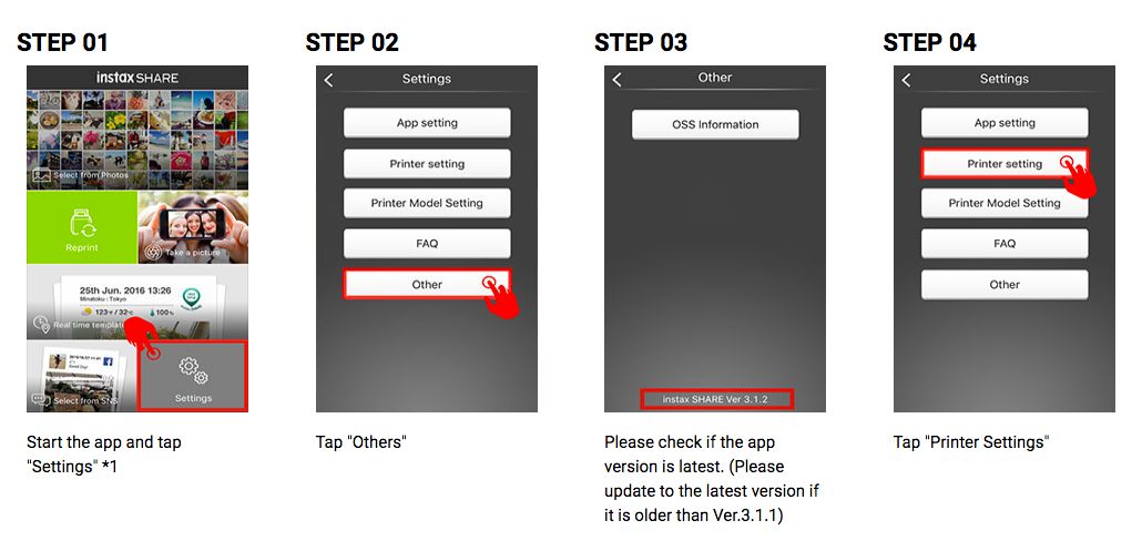 instax Printer Firmware Update – Pictureline