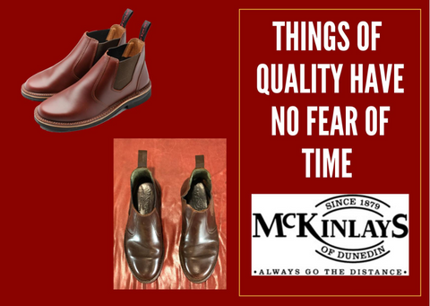 Example of different boots that McKinlays have made