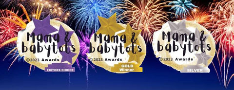 Mama and Babytots awards logos