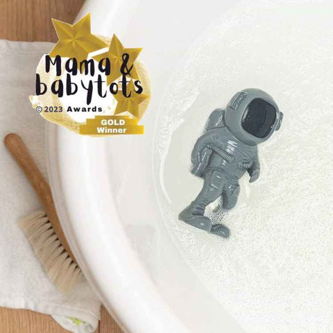 AstroGNAW astronaut bath toy and teether by Thumble Baby Care