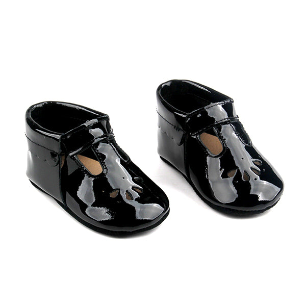 black patent leather shoes for baby