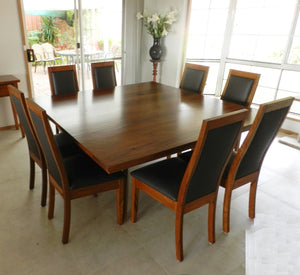 dining table and chairs square