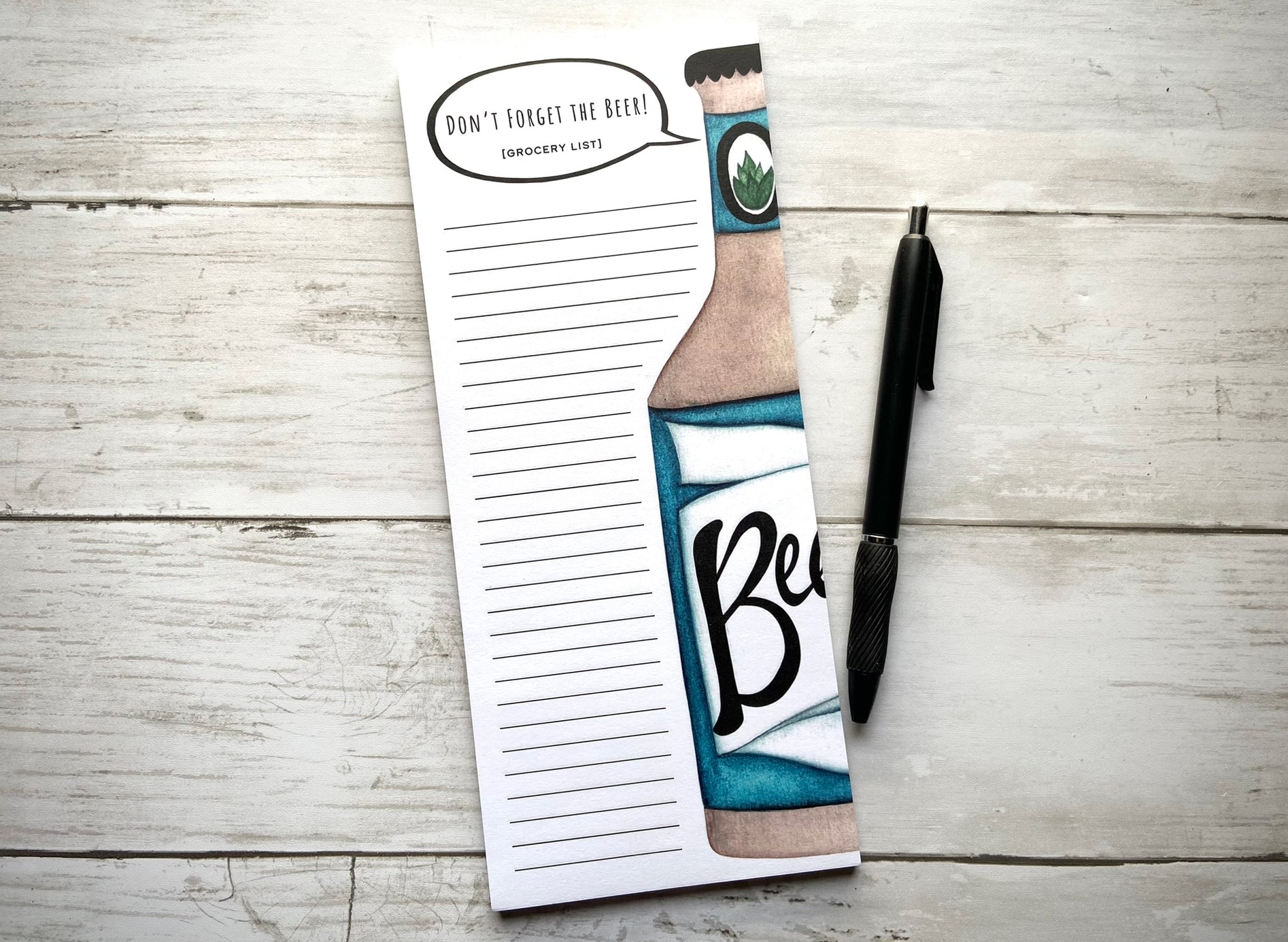 Don't Forget the Beer Notepad