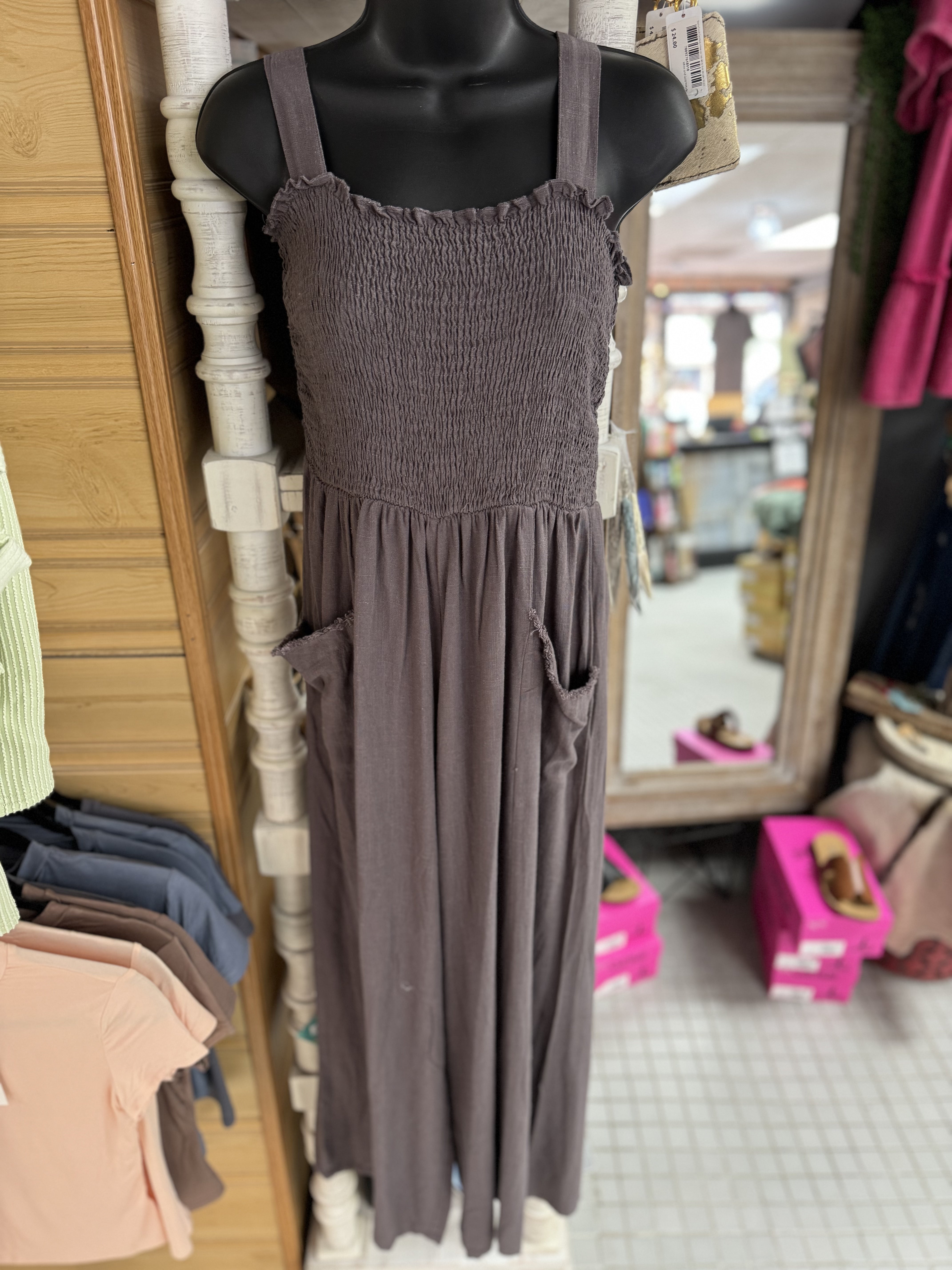 Umgee Grey Jumpsuit