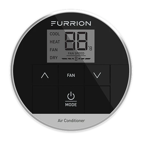 Furrion | CHILL Air Conditioner Single Zone Thermostat | 2021123800 | Black | FACW12SA-BL