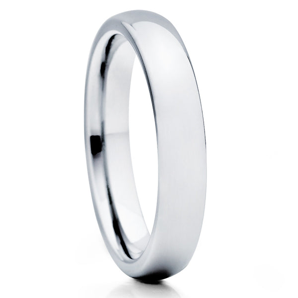 Silver Tungsten Wedding Band | Gray Tungsten Rings | Tungsten Rings ...
