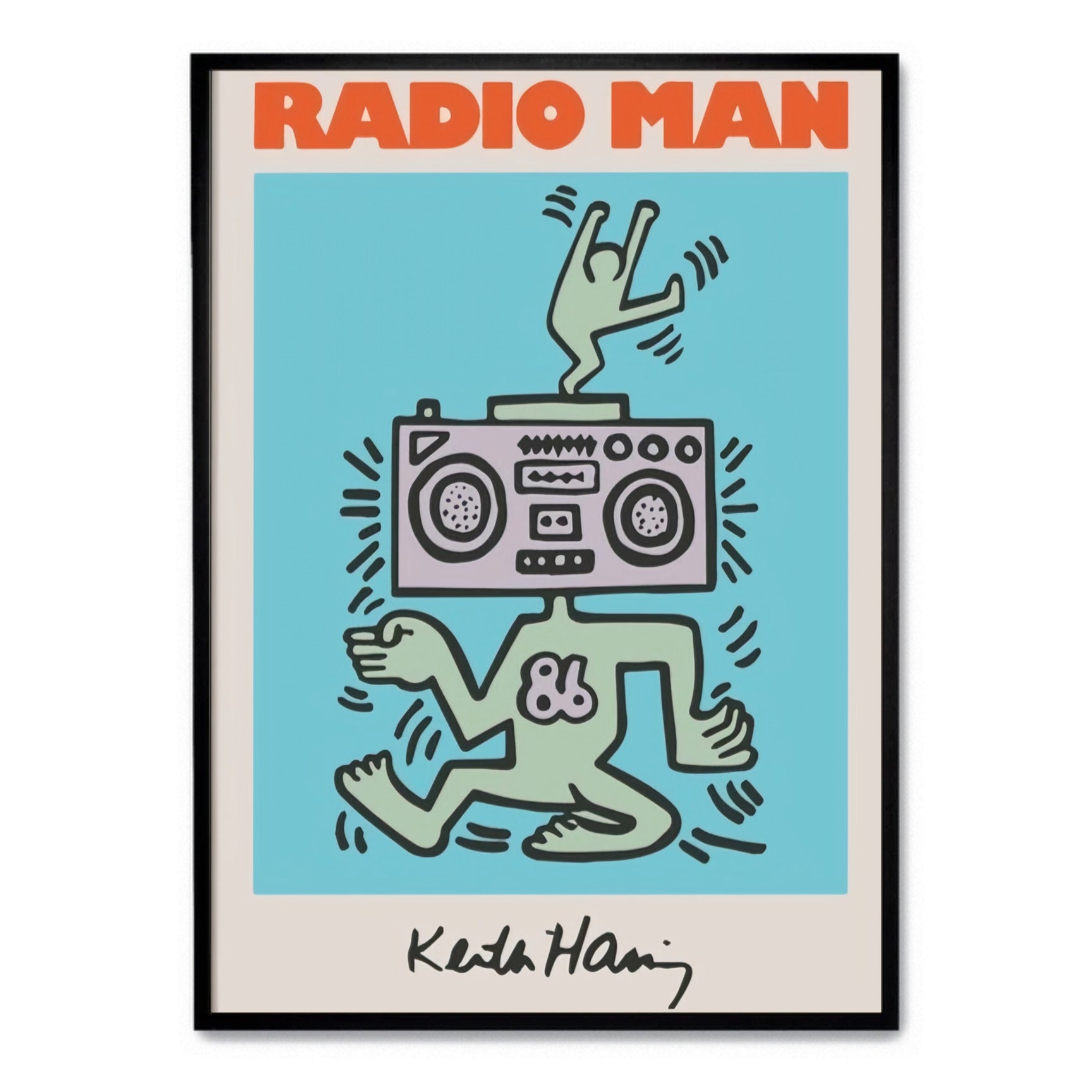 Keith Haring Radio Man - Theposter product image