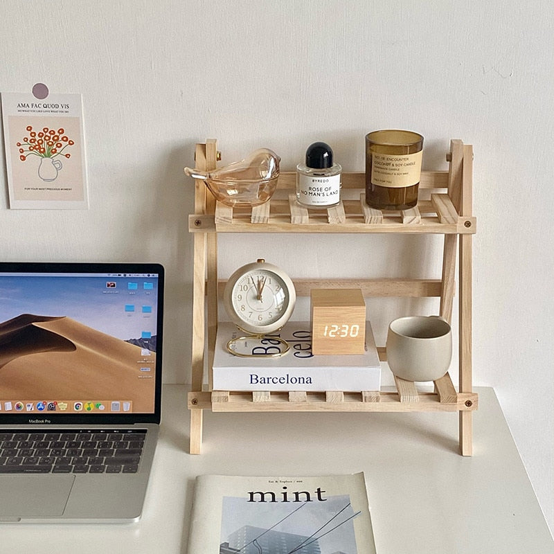 Wooden Display Shelf