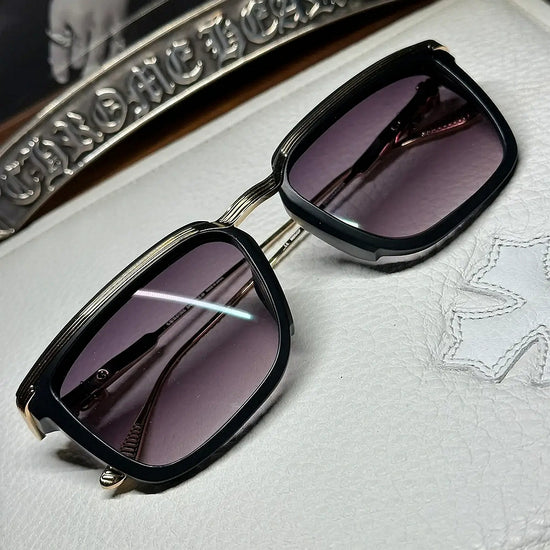 Chrome Hearts // Silver & Black Aviator Red Riot Sunglasses – VSP  Consignment