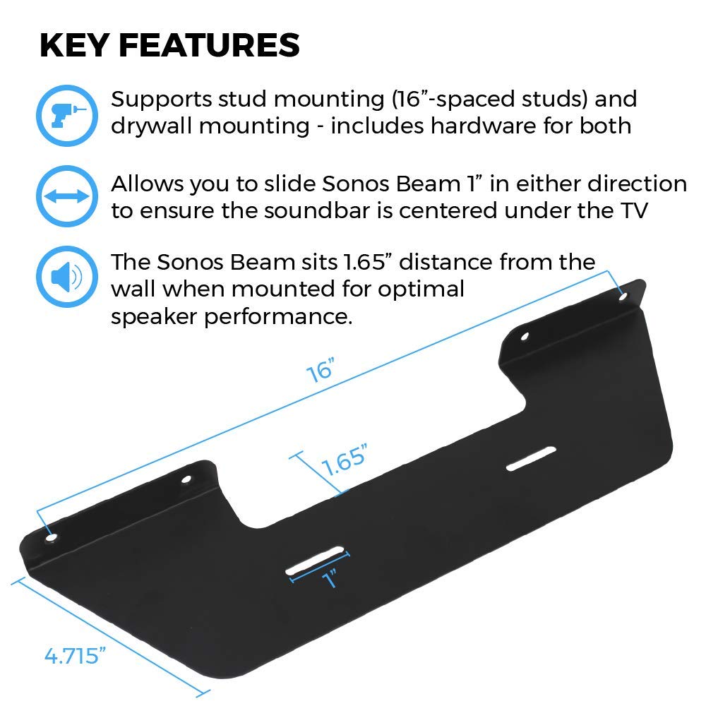 sonos beam wall mount