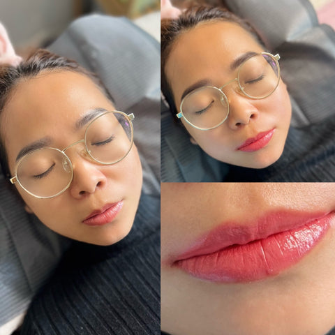 lip blush tattoo