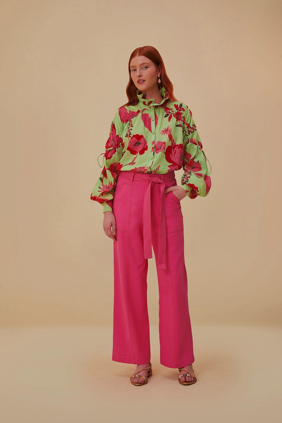 Pink Wide Pants, PINK / 25