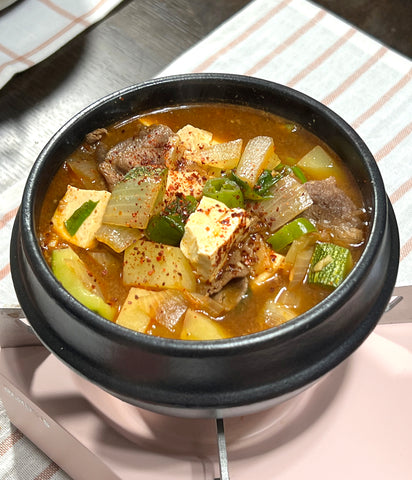 Korean doenjang stew recipe 전통 된장찌게 레시피