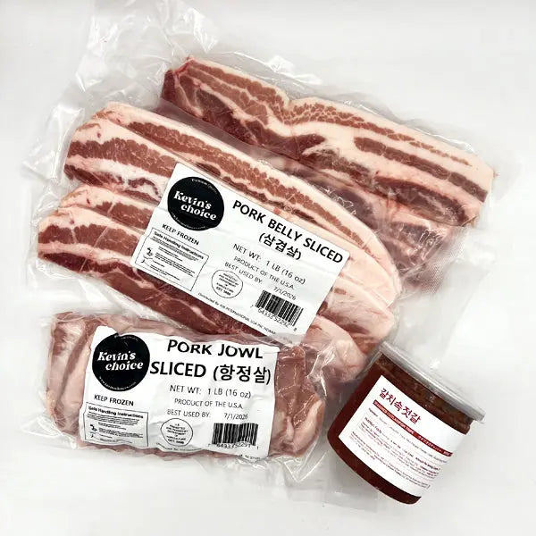 Korean Pork BBQ for 3 with cutlassfish jeotgal 갈치속젓